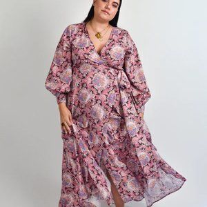 Baacal The Maxey Wrap Dress in Vintage Paisley NWOT
